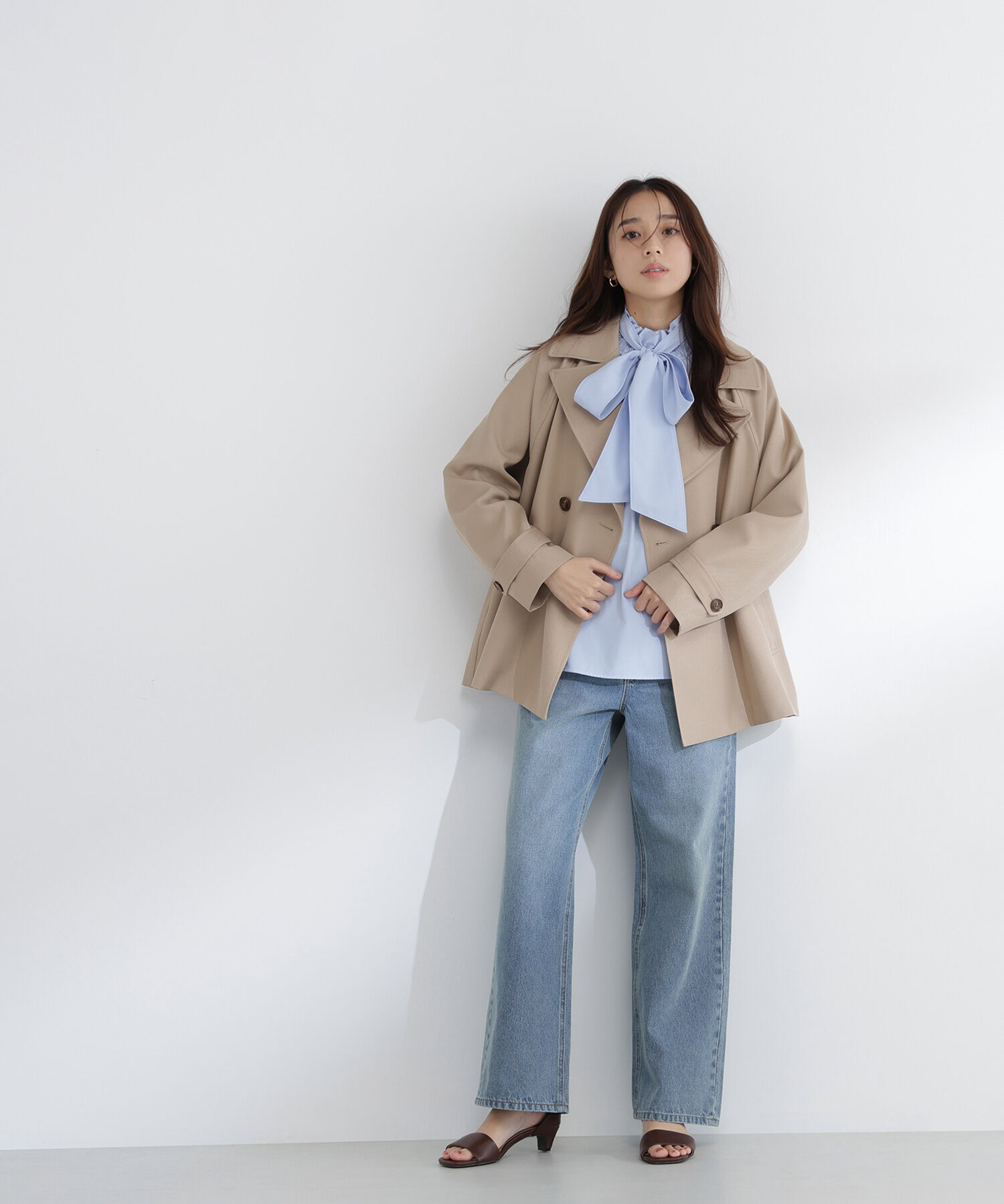  「ワイドストレートデニムパンツ」|その他|