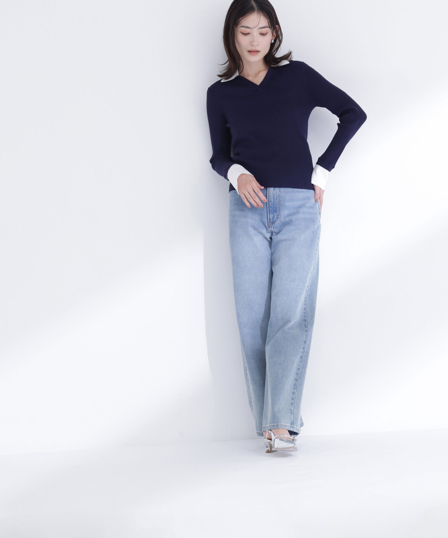  「ワイドストレートデニムパンツ」|その他|