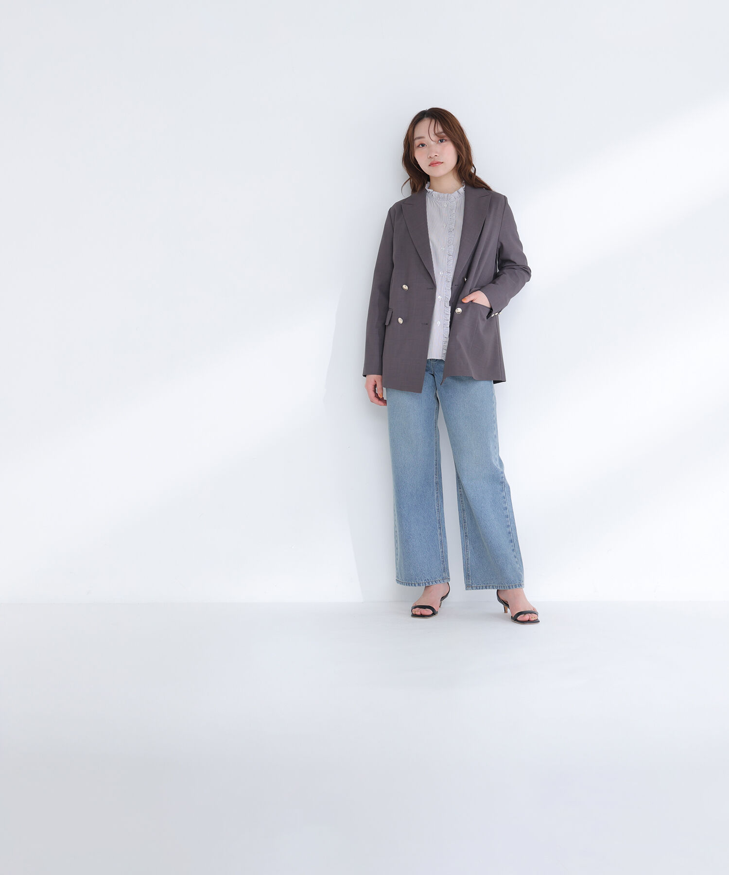  「ワイドストレートデニムパンツ」|その他|