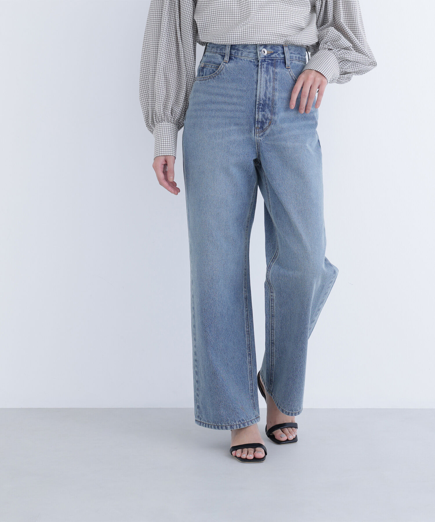  「ワイドストレートデニムパンツ」|その他|