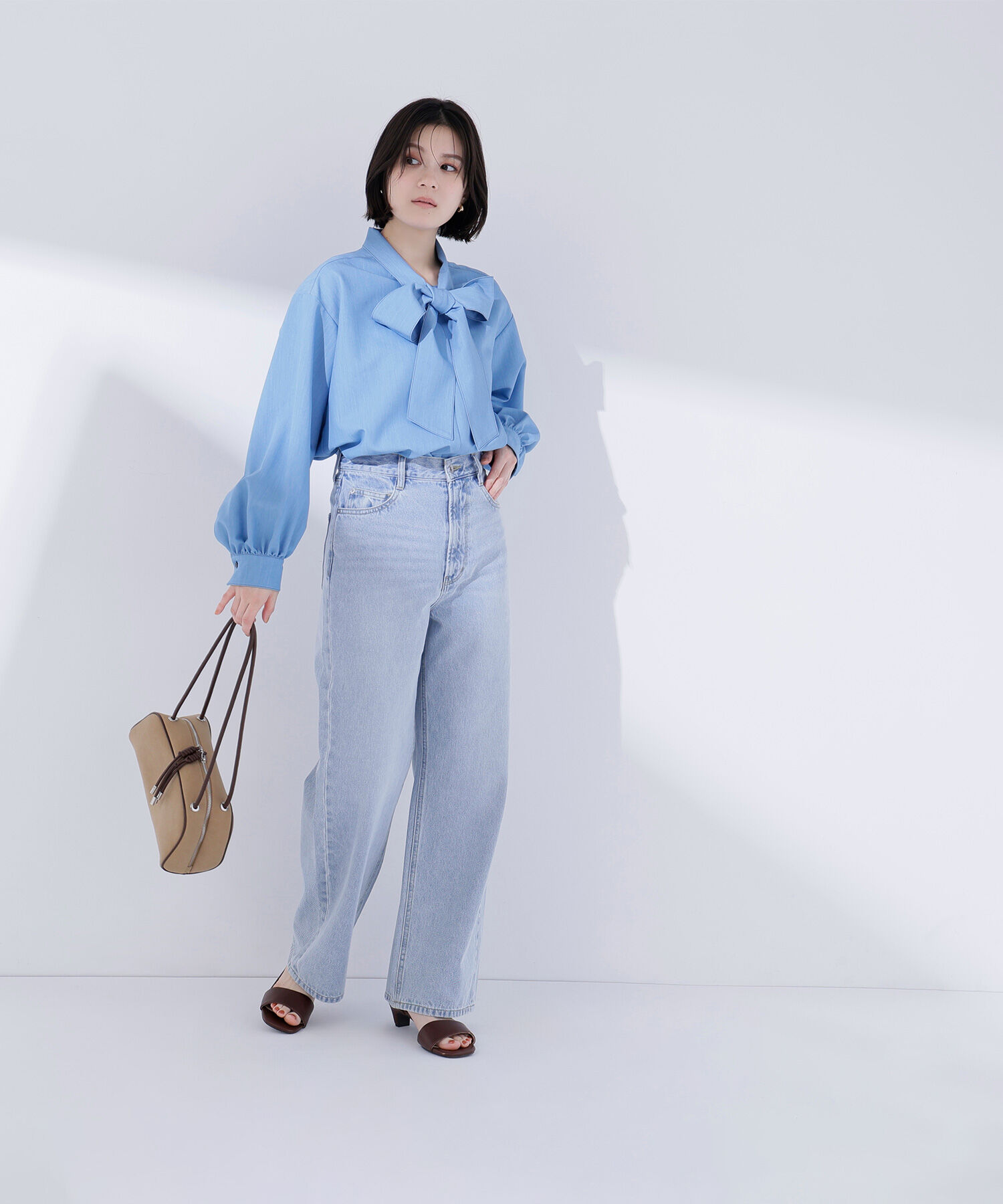  「ワイドストレートデニムパンツ」|その他|