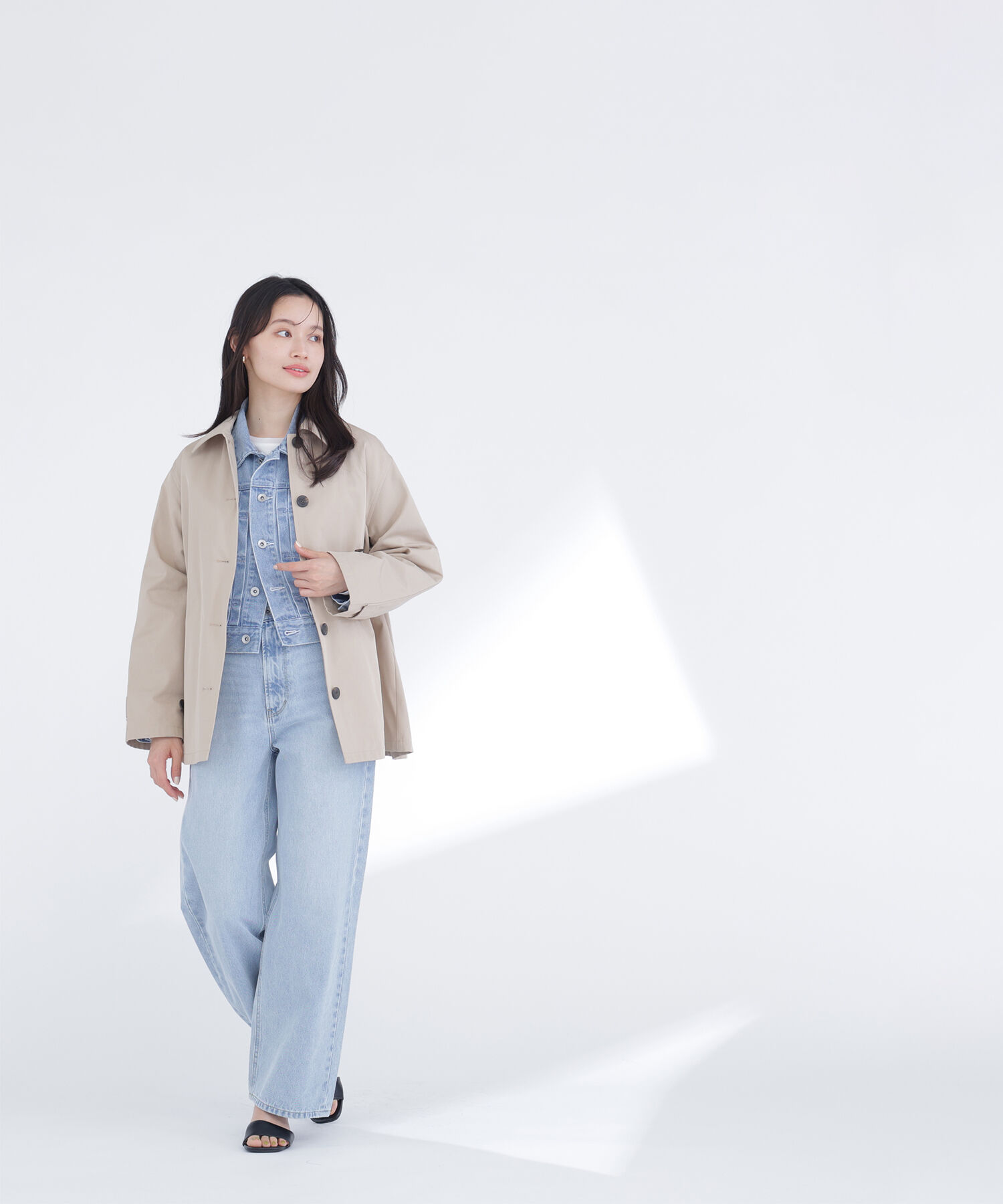  「ワイドストレートデニムパンツ」|その他|