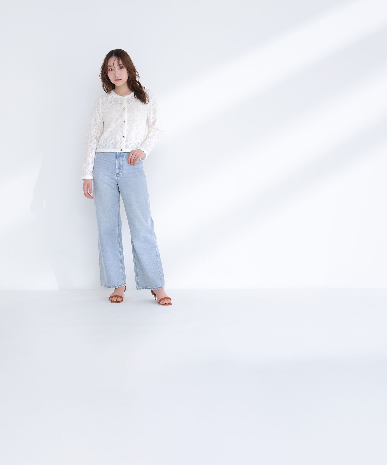  「ワイドストレートデニムパンツ」|その他|