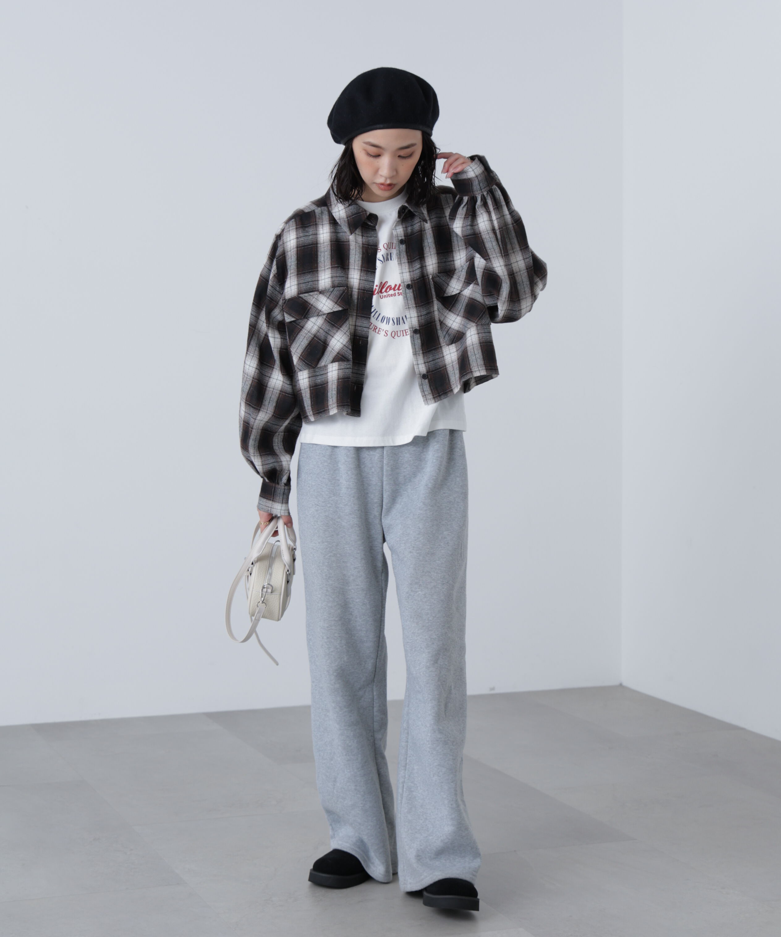  「ビッグポケットショート丈シャツ」|シャツ・ブラウス|