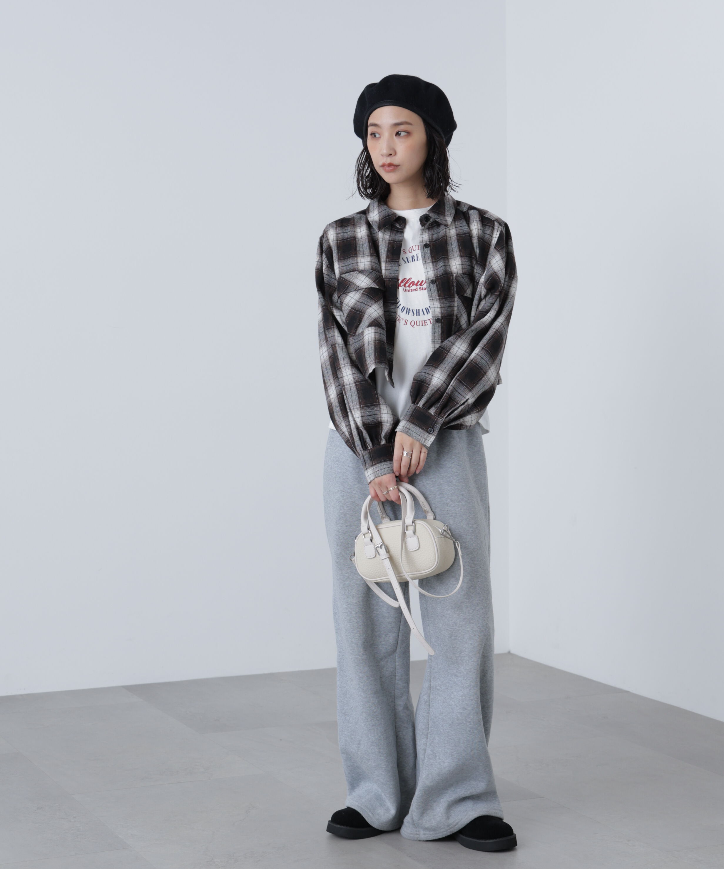  「ビッグポケットショート丈シャツ」|シャツ・ブラウス|