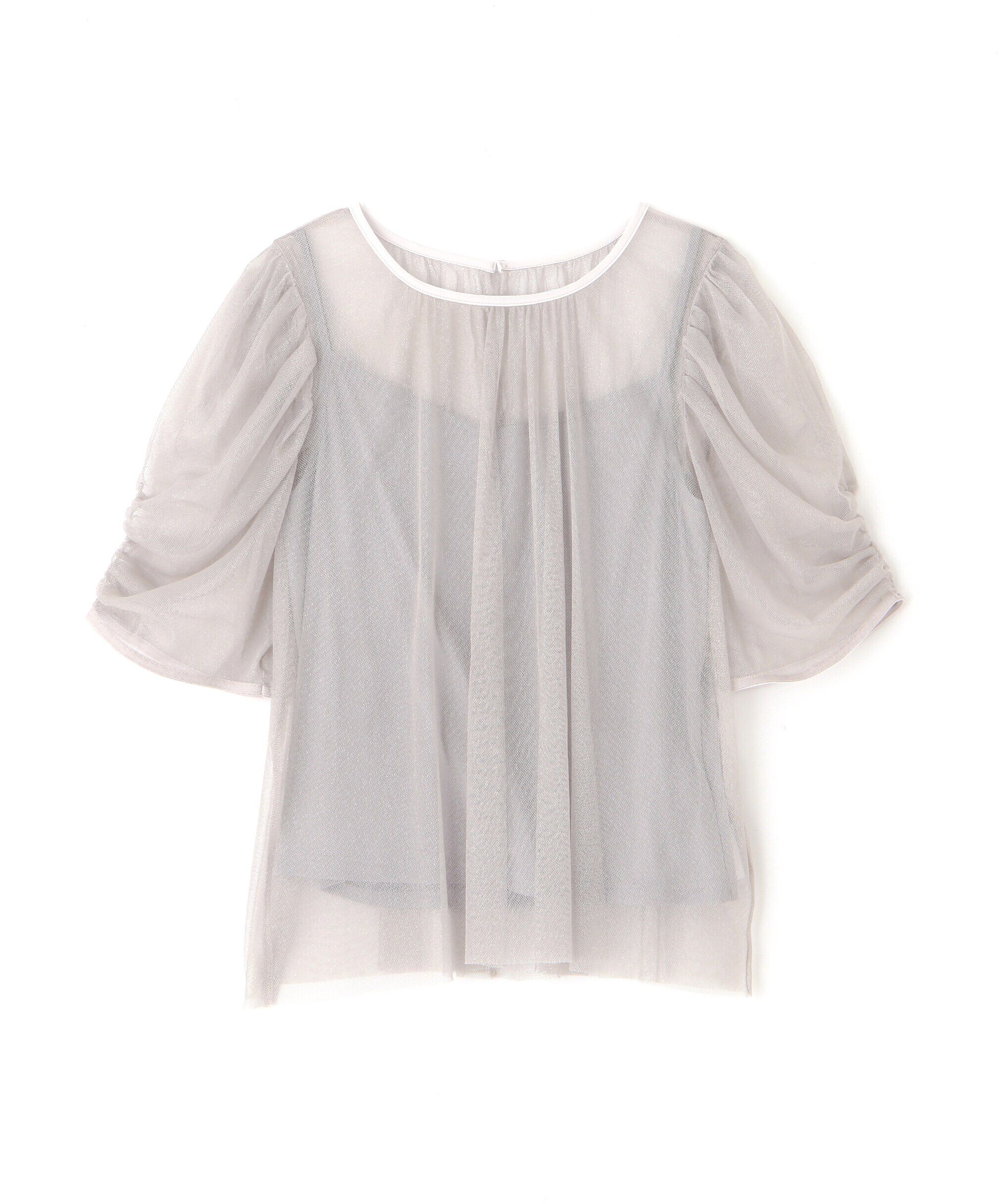  「ラメチュールブラウス」|シャツ・ブラウス|