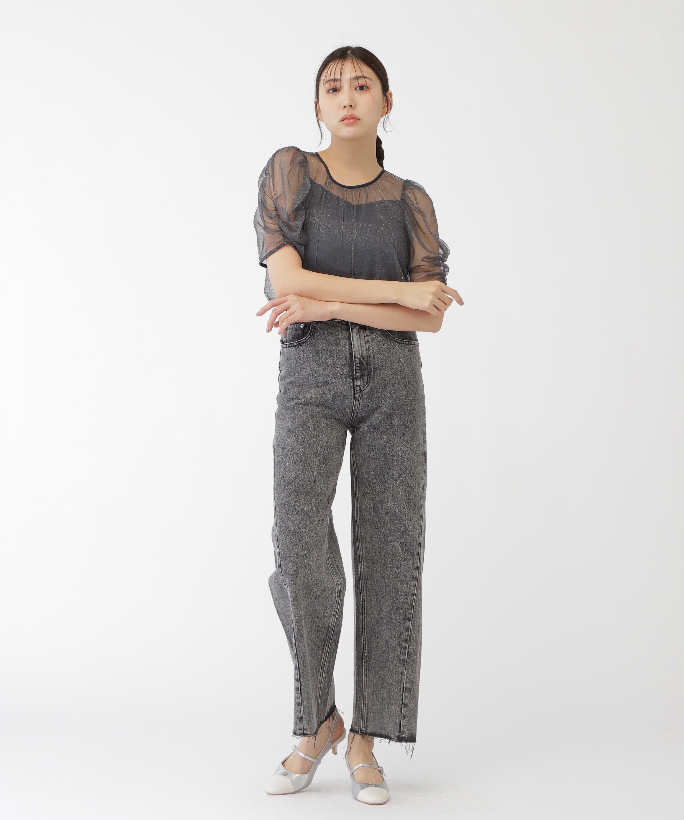  「ラメチュールブラウス」|シャツ・ブラウス|