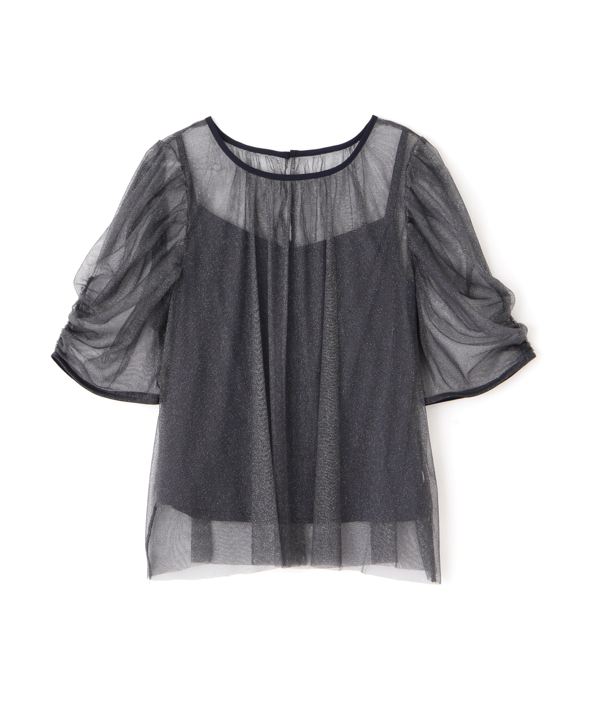  「ラメチュールブラウス」|シャツ・ブラウス|