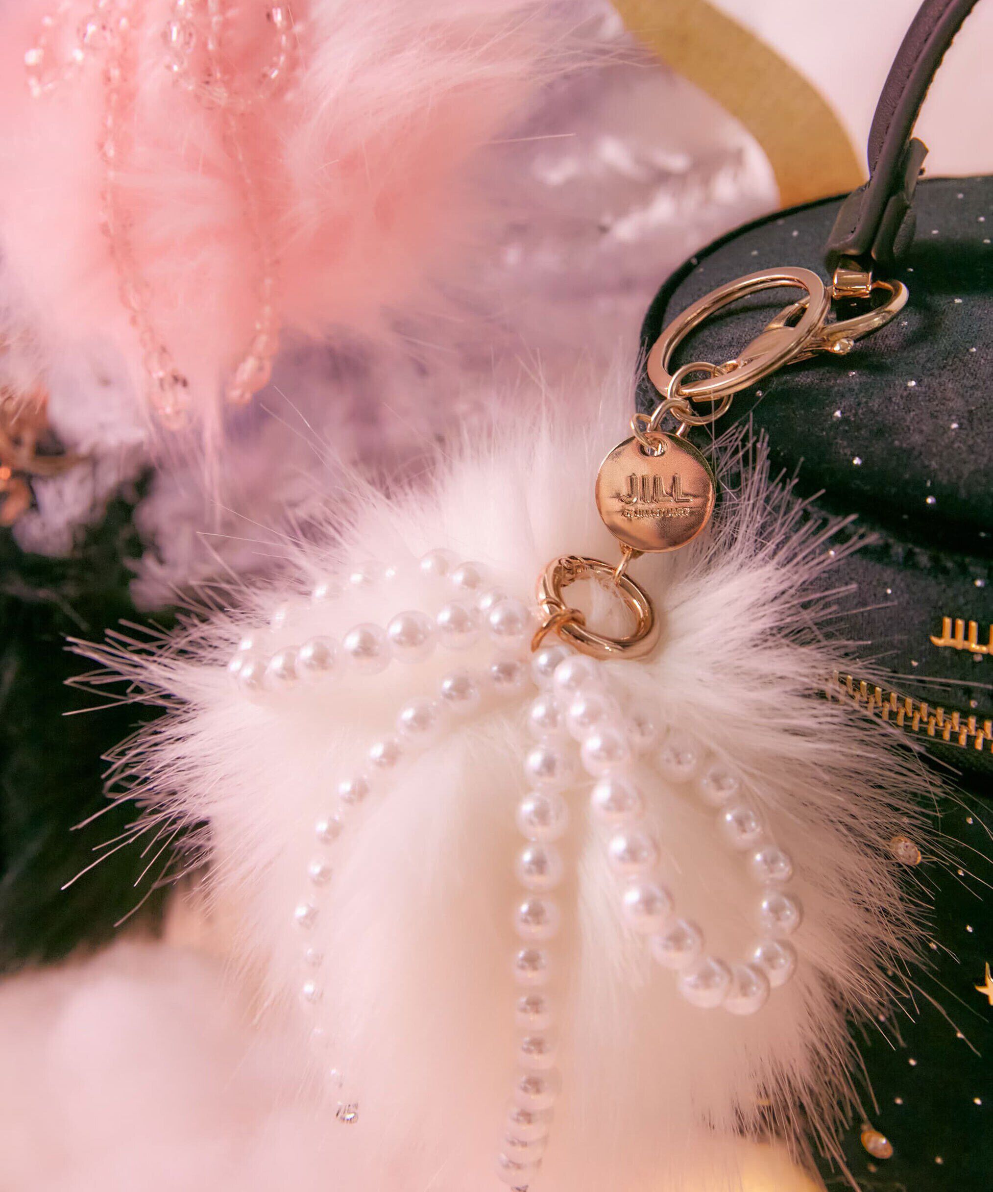  「フェイクファーチャーム」|その他|ホワイト