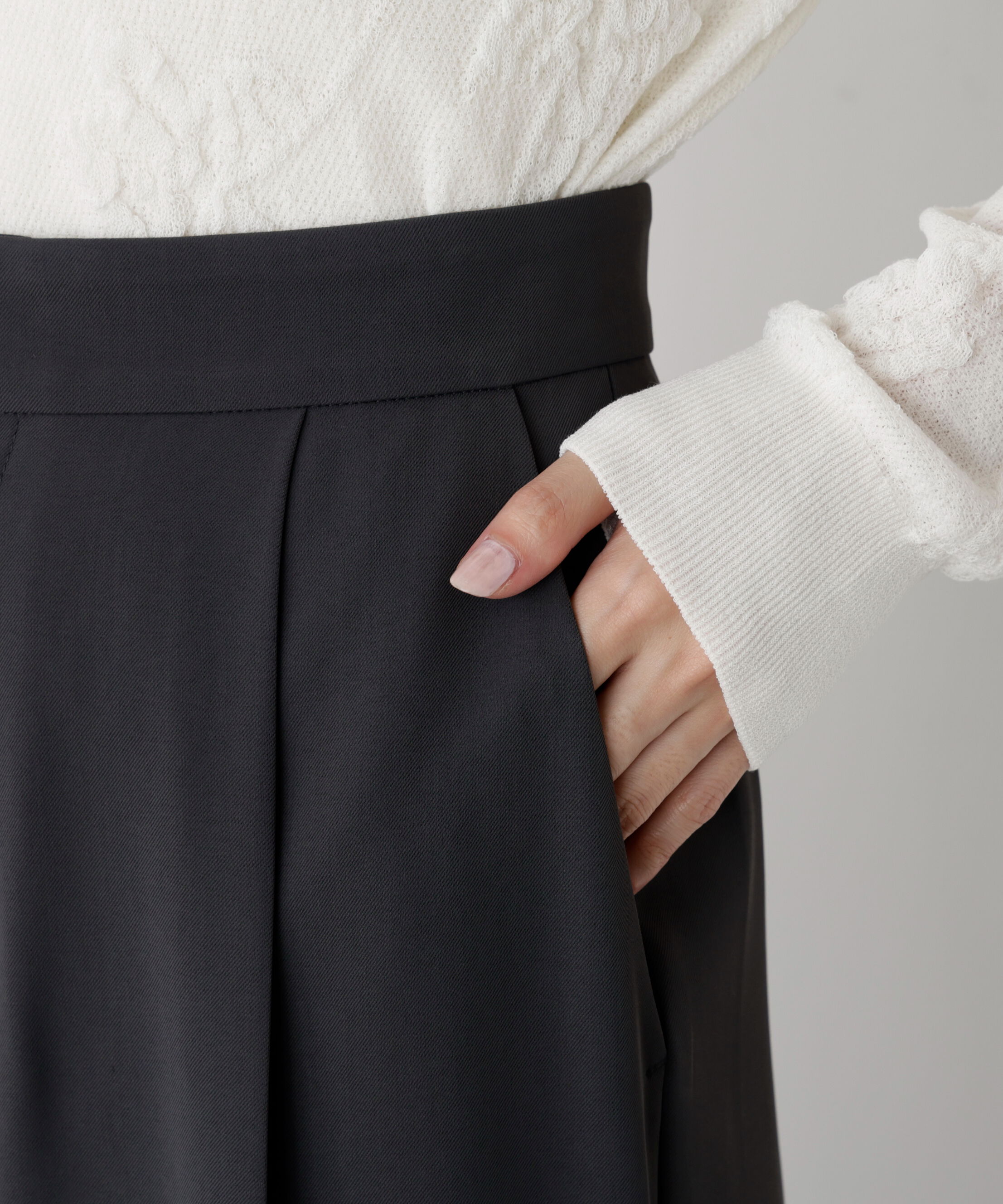 PROPORTION BODY DRESSING「＜ウォッシャブル＞シーズンレスタックパンツ 25AW」|その他|