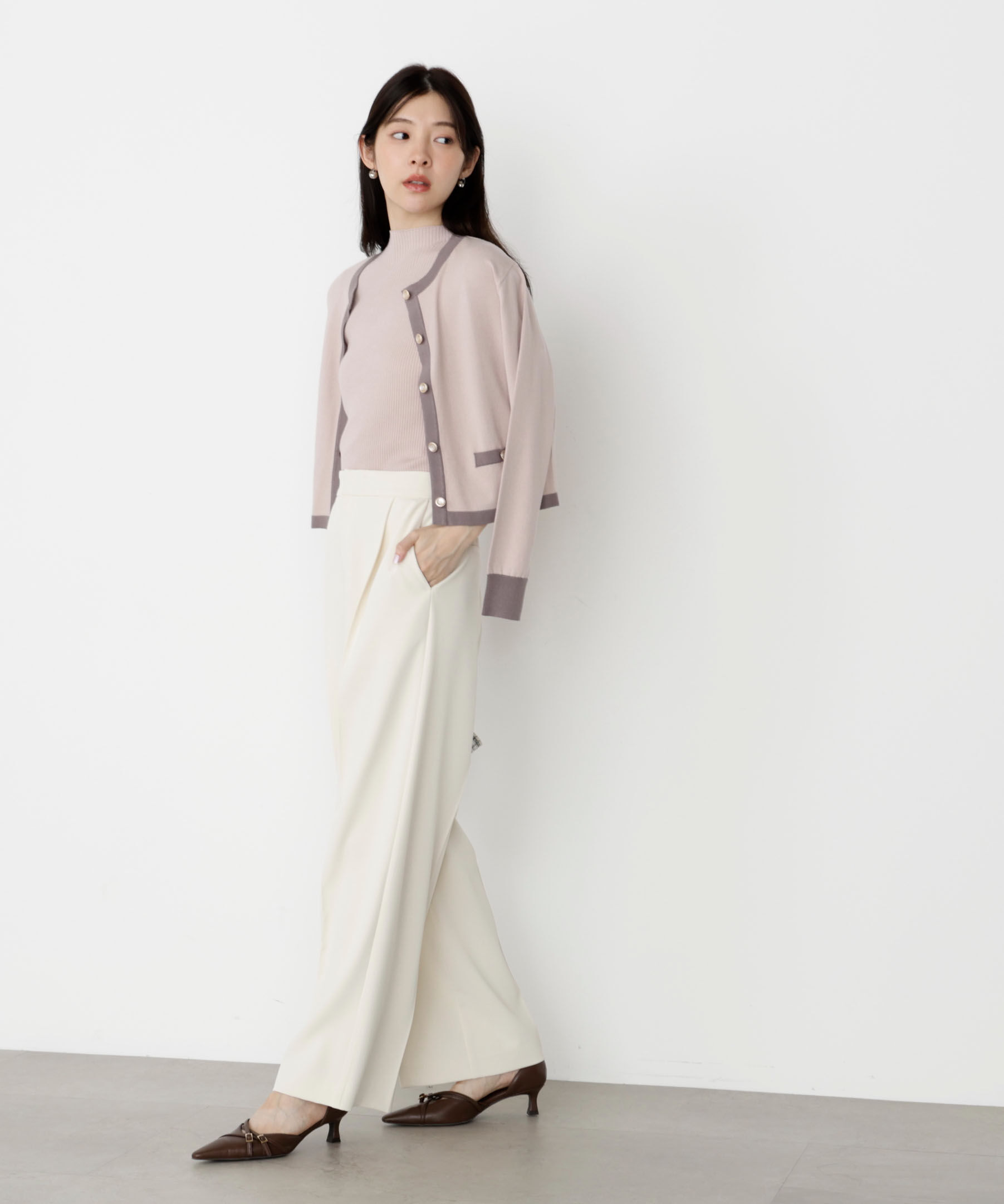 PROPORTION BODY DRESSING「＜ウォッシャブル＞シーズンレスタックパンツ 25AW」|その他|