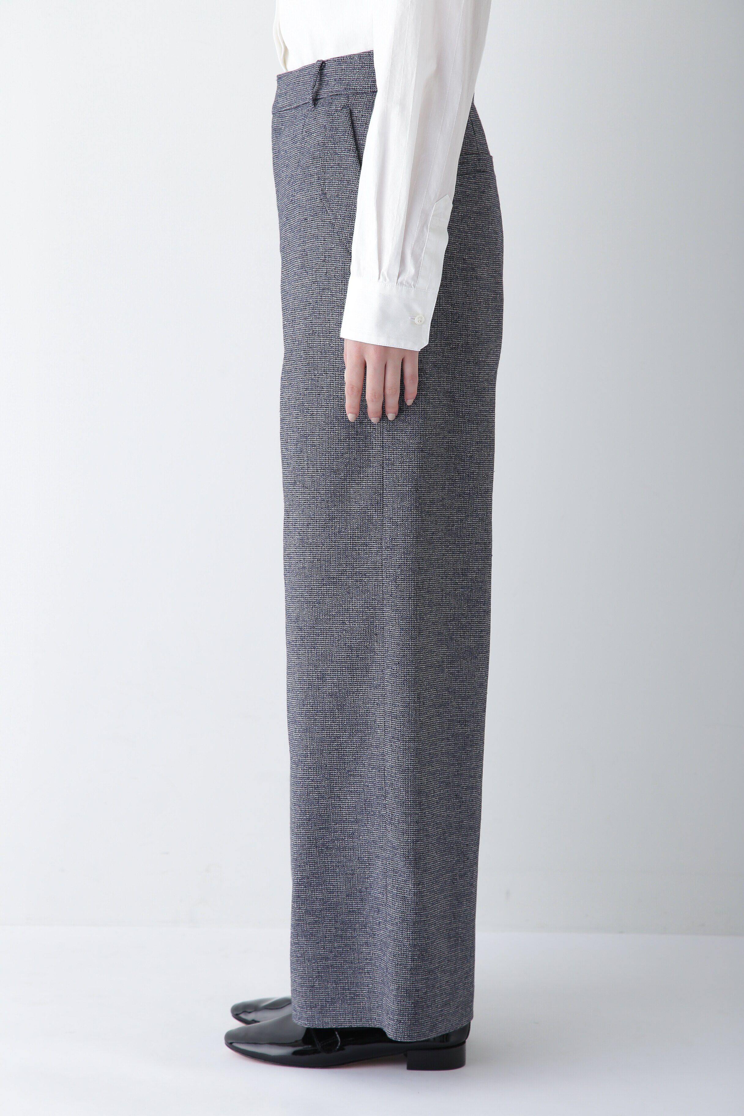  「◆リングミックスツィードセミワイドパンツ」|その他|