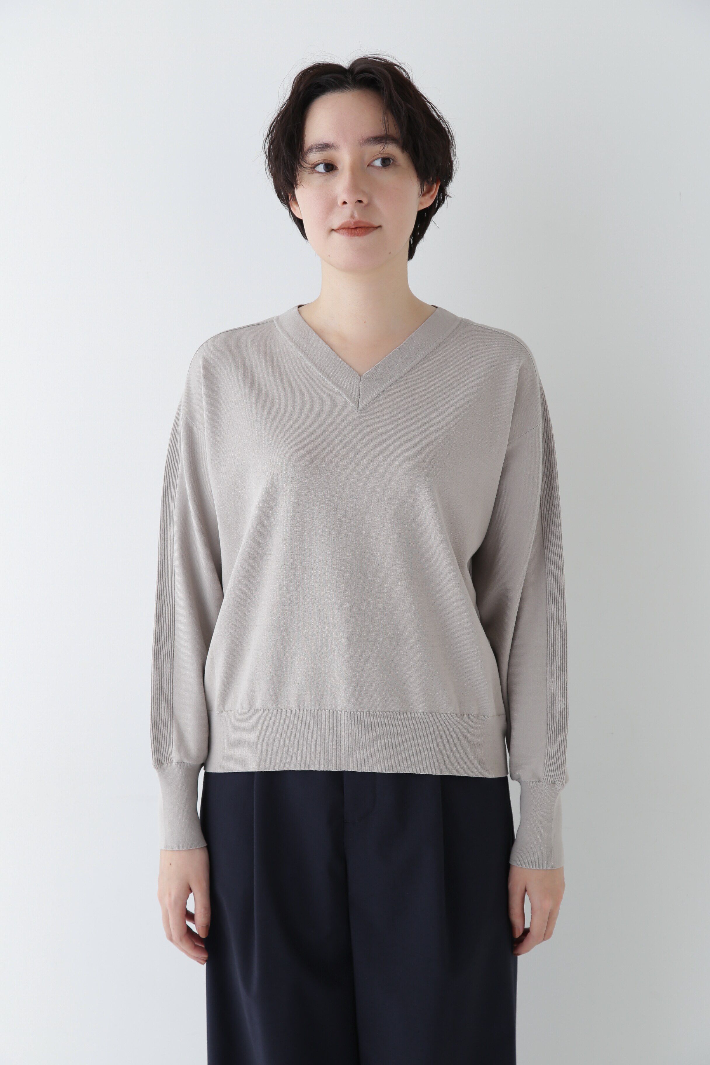  「◆【ウォッシャブル】ハイゲージオーガニックコットンプルオーバー」|ニット・セーター|