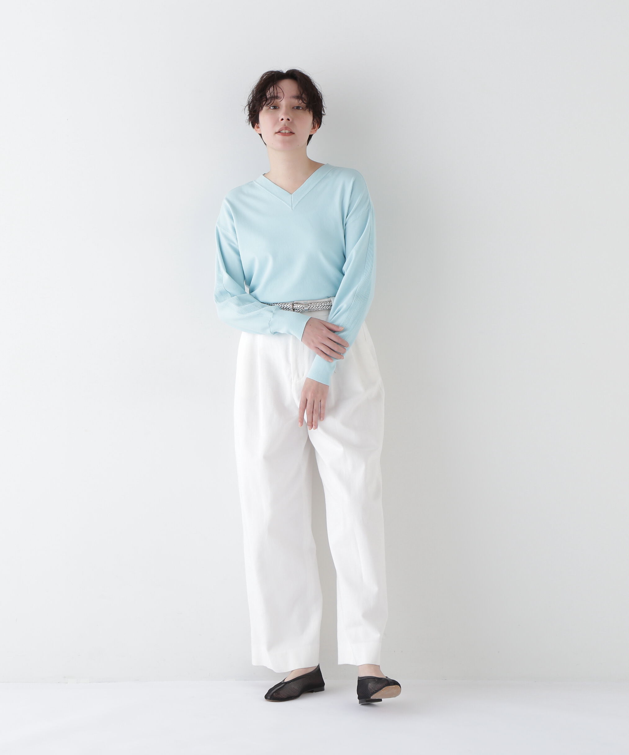  「◆【ウォッシャブル】ハイゲージオーガニックコットンプルオーバー」|ニット・セーター|