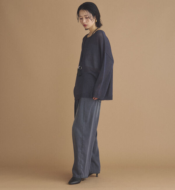 Doux archives「ペーパーヤーンプルオーバー」|ニット・セーター|