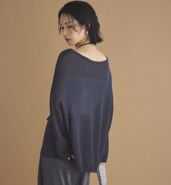 Doux archives「ペーパーヤーンプルオーバー」|ニット・セーター|