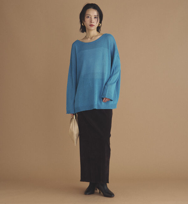 Doux archives「ペーパーヤーンプルオーバー」|ニット・セーター|