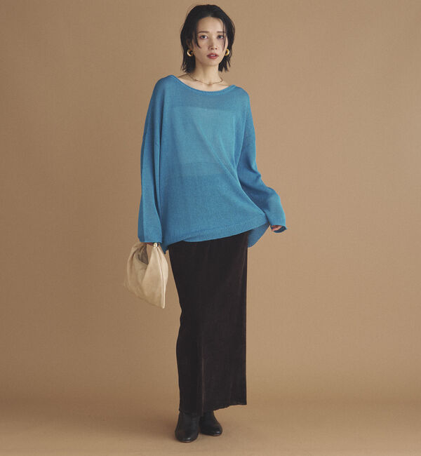 Doux archives「ペーパーヤーンプルオーバー」|ニット・セーター|