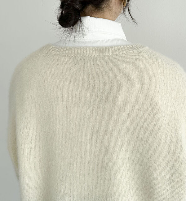 Doux archives「【ラクーンＭＩＸ】ファーニットボートネックプルオーバー」|ニット・セーター|