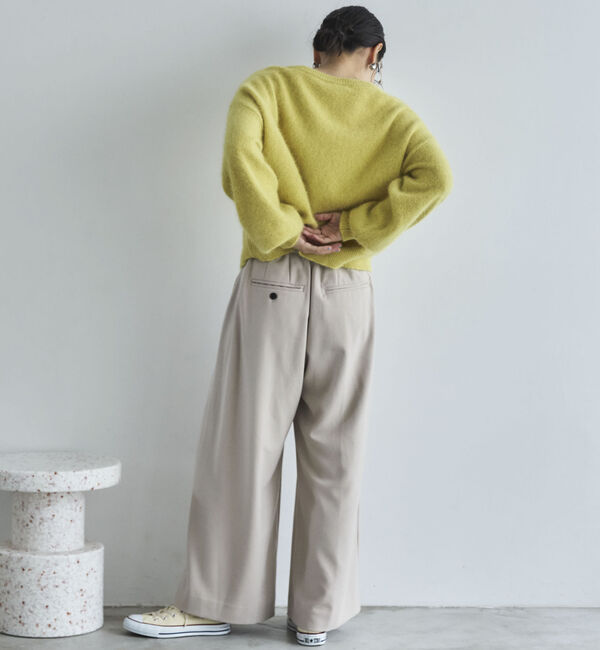 Doux archives「【ラクーンＭＩＸ】ファーニットボートネックプルオーバー」|ニット・セーター|