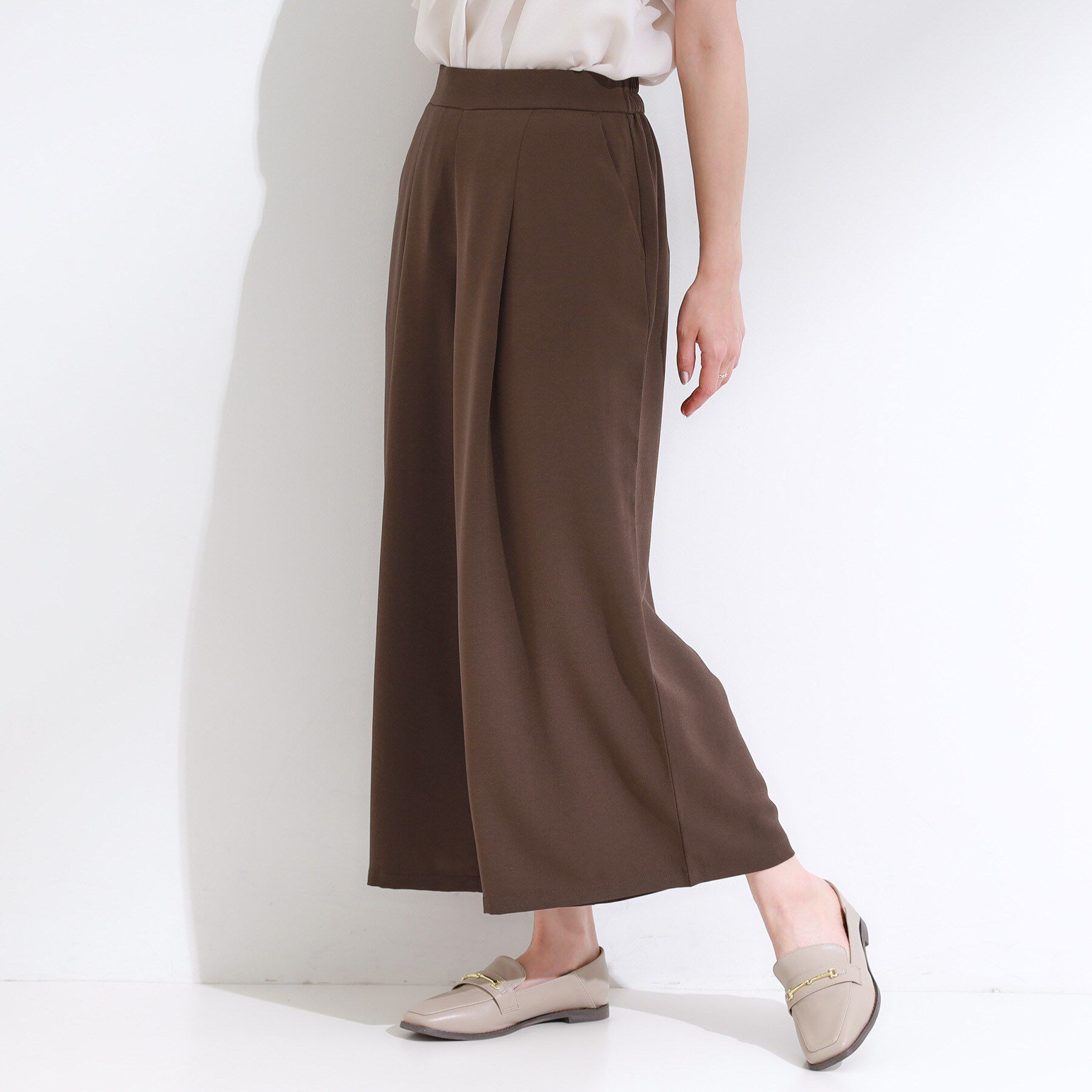 SHOO･LA･RUE「【セットアップ可】下半身カバーにも タックスカーチョ」|その他|