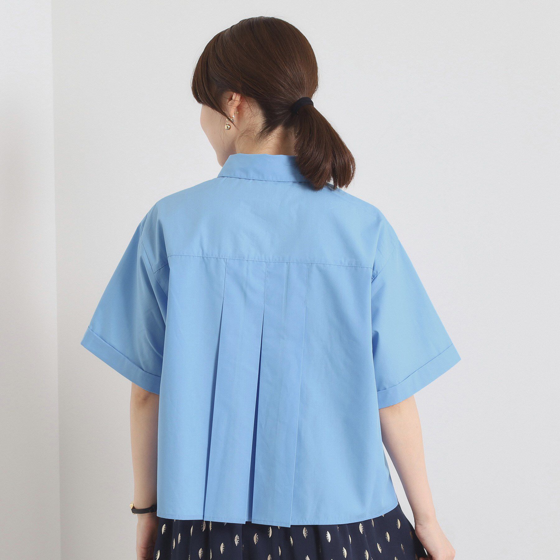 ITS&rsquo;DEMO「【洗濯機OK】プリーツブラウス」|シャツ・ブラウス|