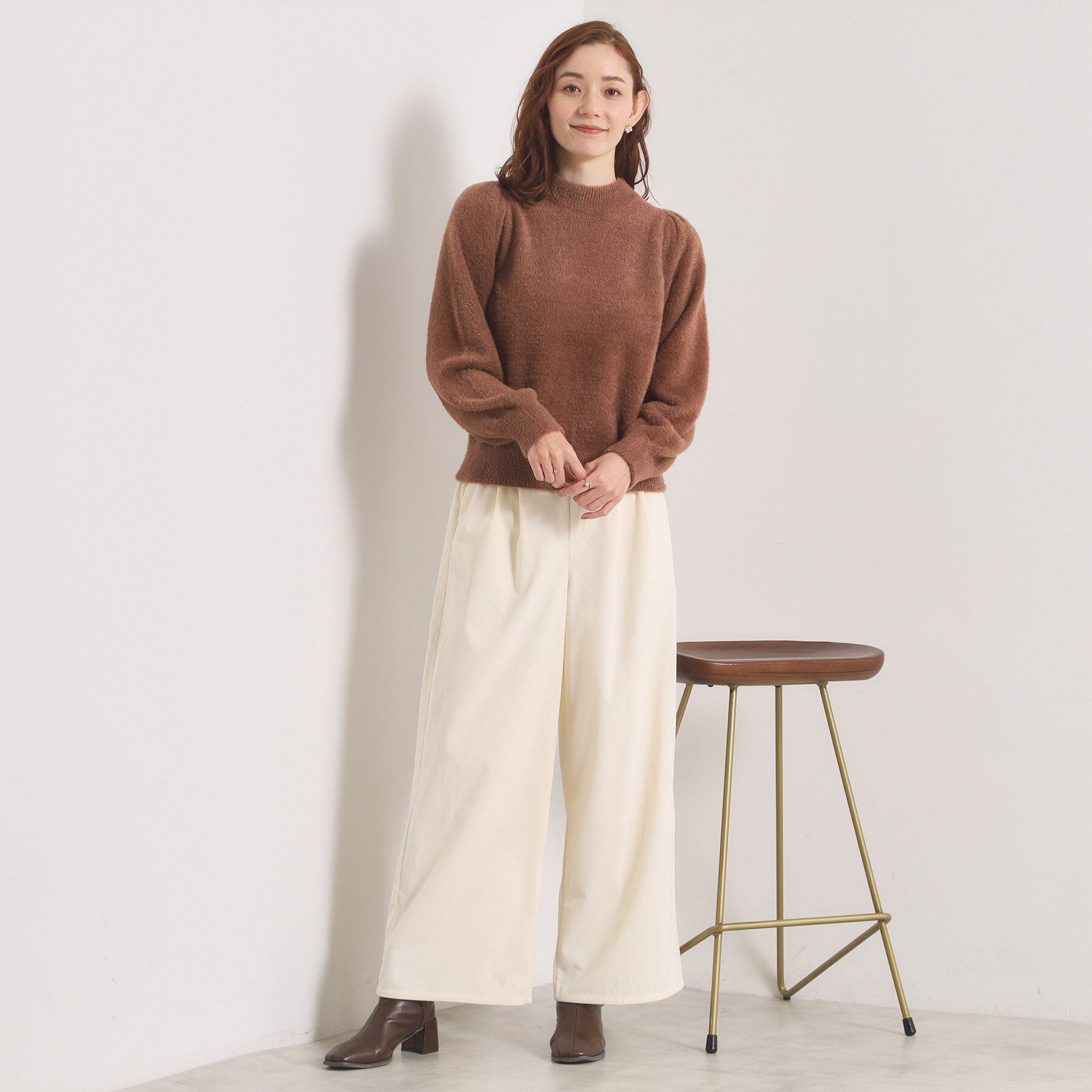 ITS&rsquo;DEMO「【洗濯機OK／ウエストゴム】コーデュロイワイドパンツ」|その他|