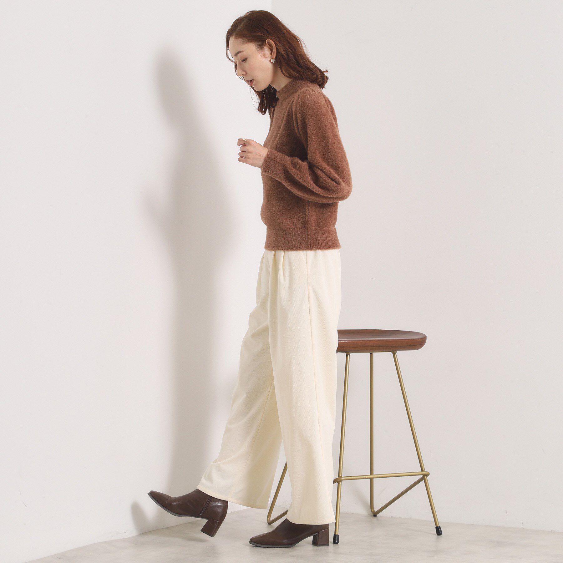 ITS&rsquo;DEMO「【洗濯機OK／ウエストゴム】コーデュロイワイドパンツ」|その他|