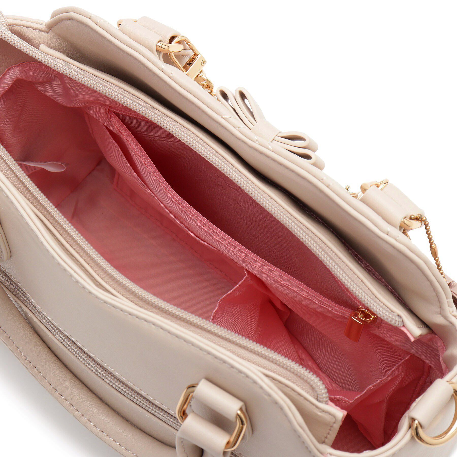 Ober Tashe「Wキルトチャーム付2WAYボストン」|ボストンバッグ|