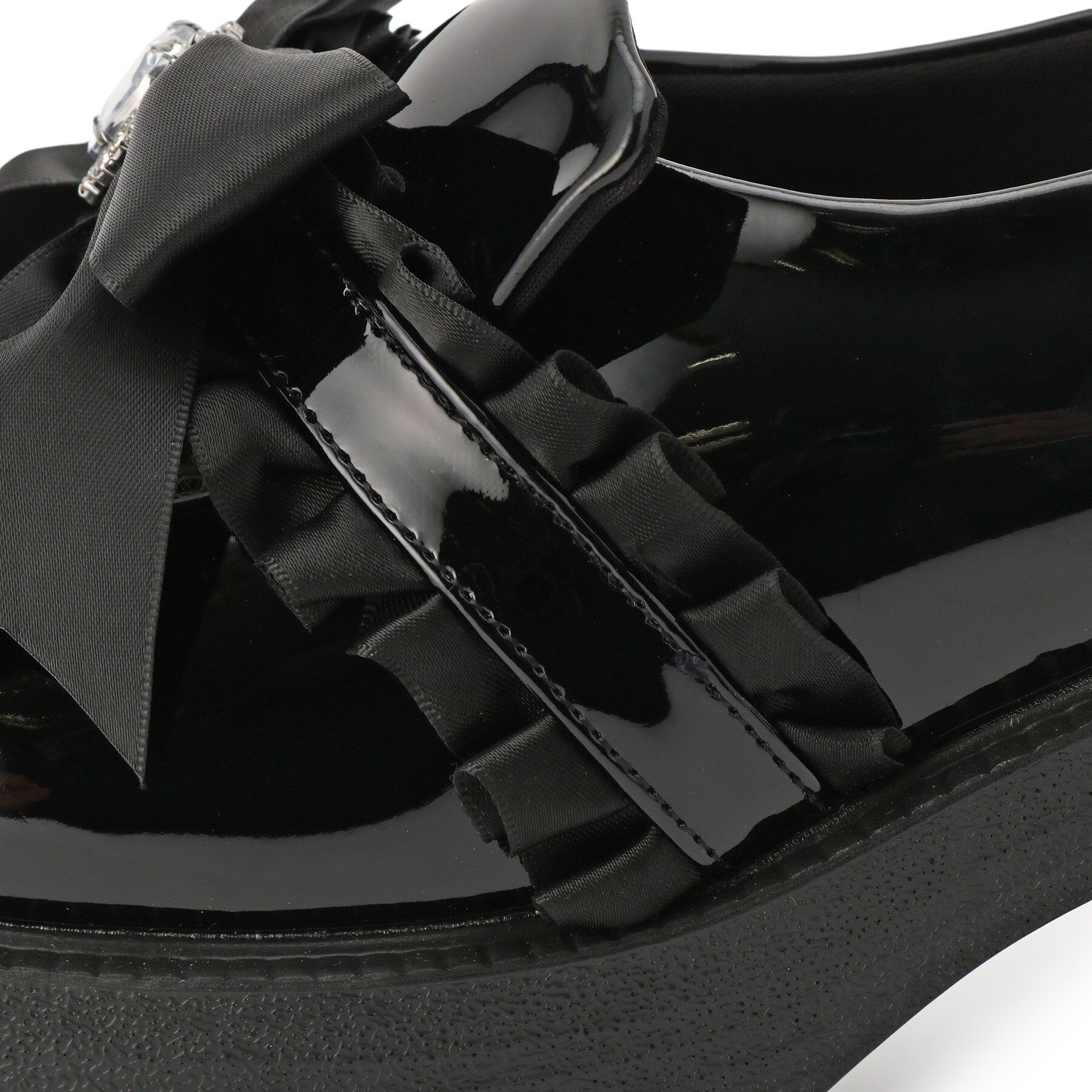 csT&P「リボン付厚底ローファーパンプス」|パンプス|