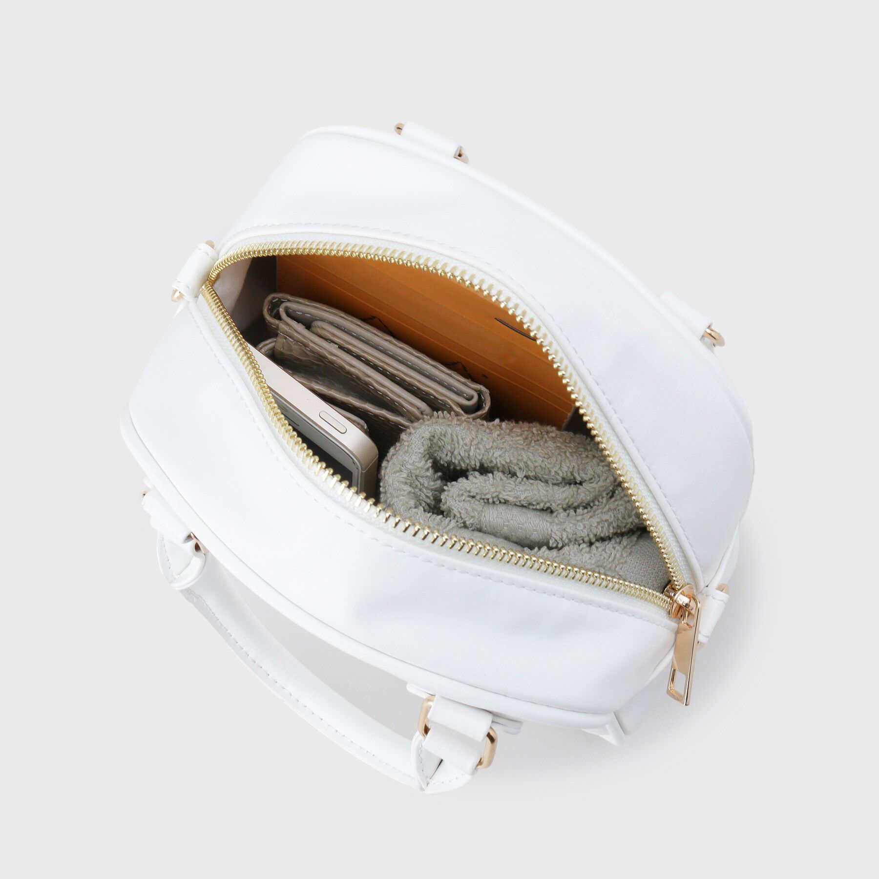 ESPERANZA「【VALENTINE Collection】ハートチャーム付ミニボストンバッグ」|ショルダー・メッセンジャー|