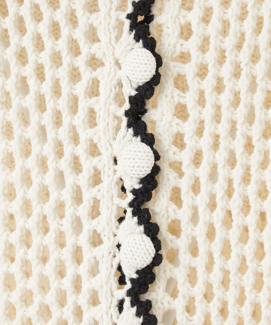 COCO DEAL「クロシェニットカーディガン」|ニット・セーター|