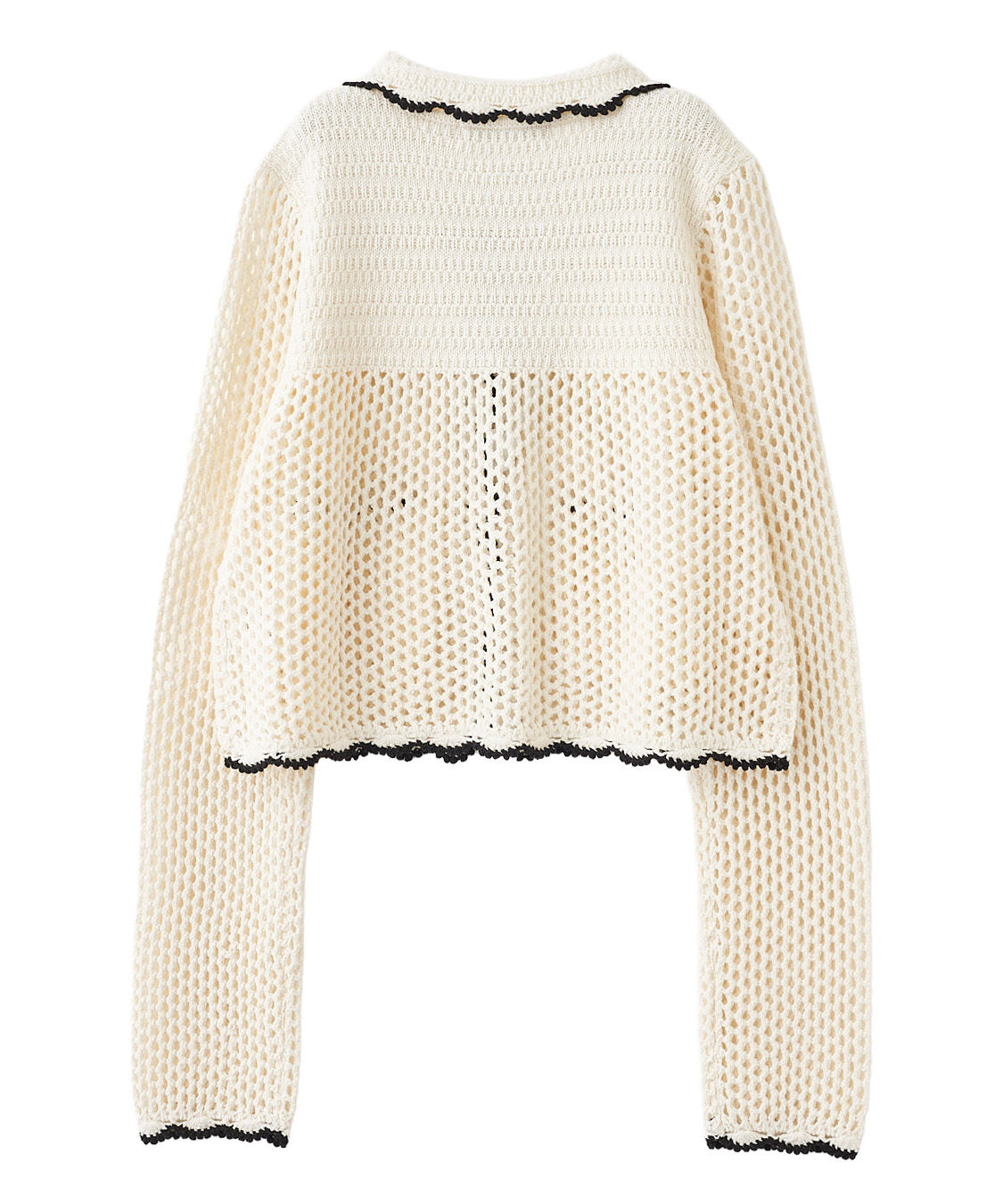 COCO DEAL「クロシェニットカーディガン」|ニット・セーター|