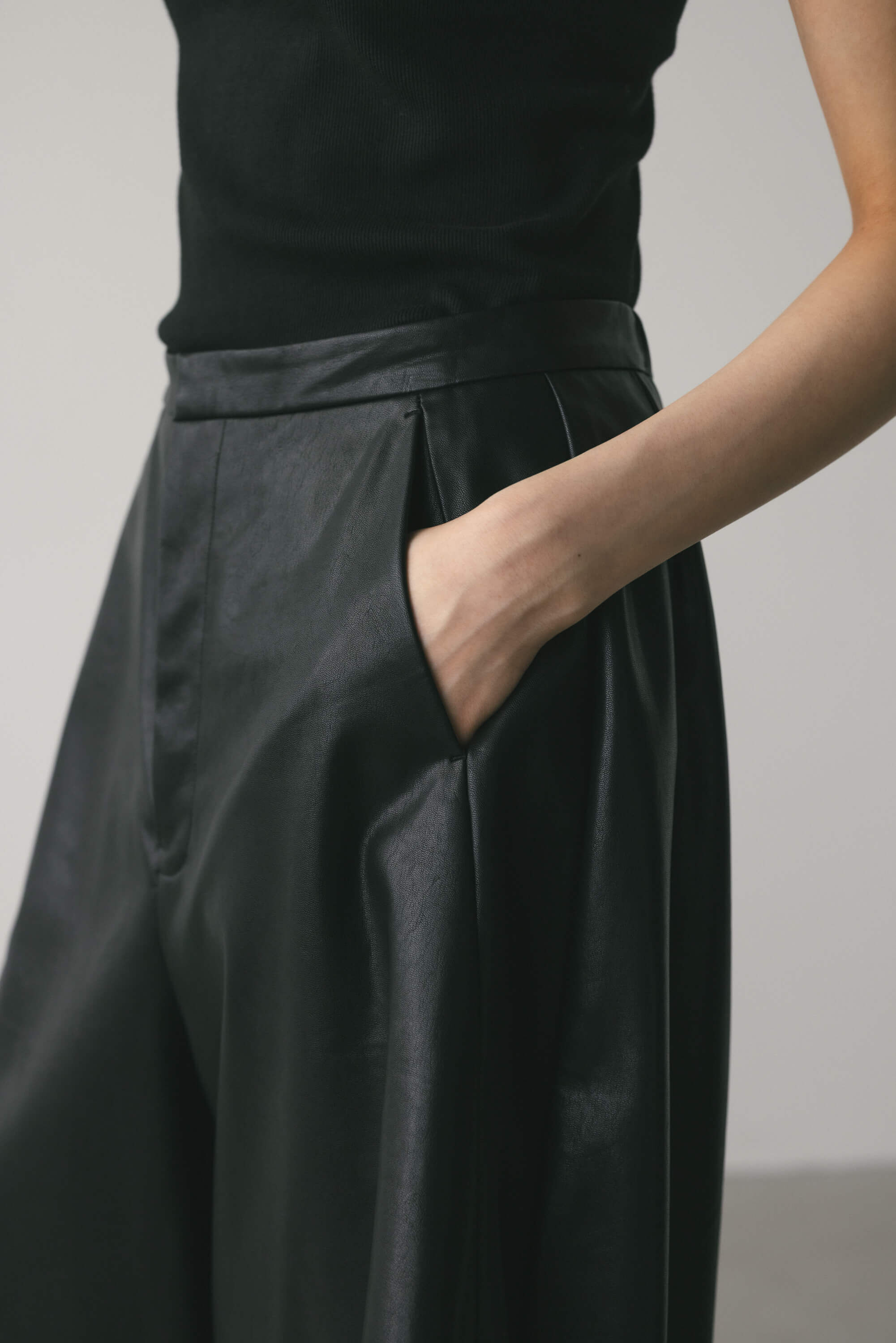 STYLEMIXER「フェイクレザーハーフパンツ」|その他|