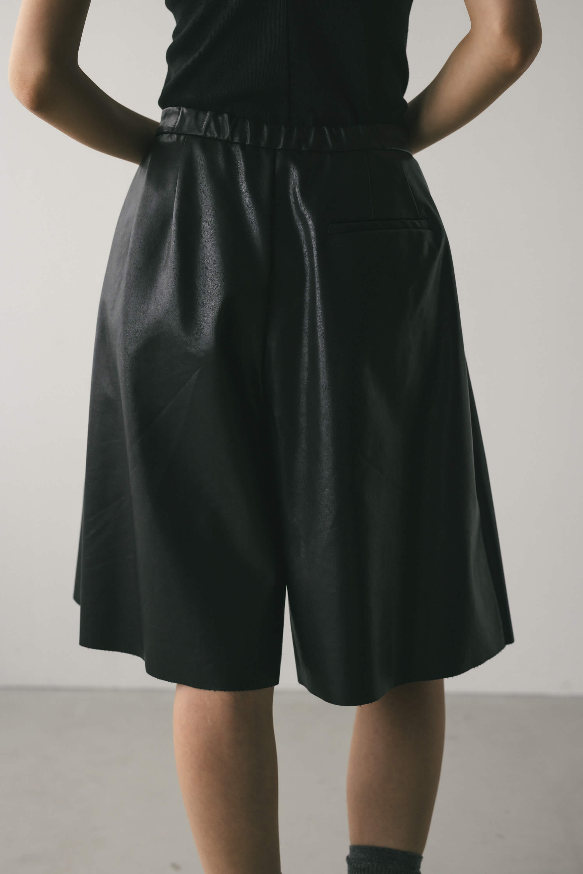 STYLEMIXER「フェイクレザーハーフパンツ」|その他|