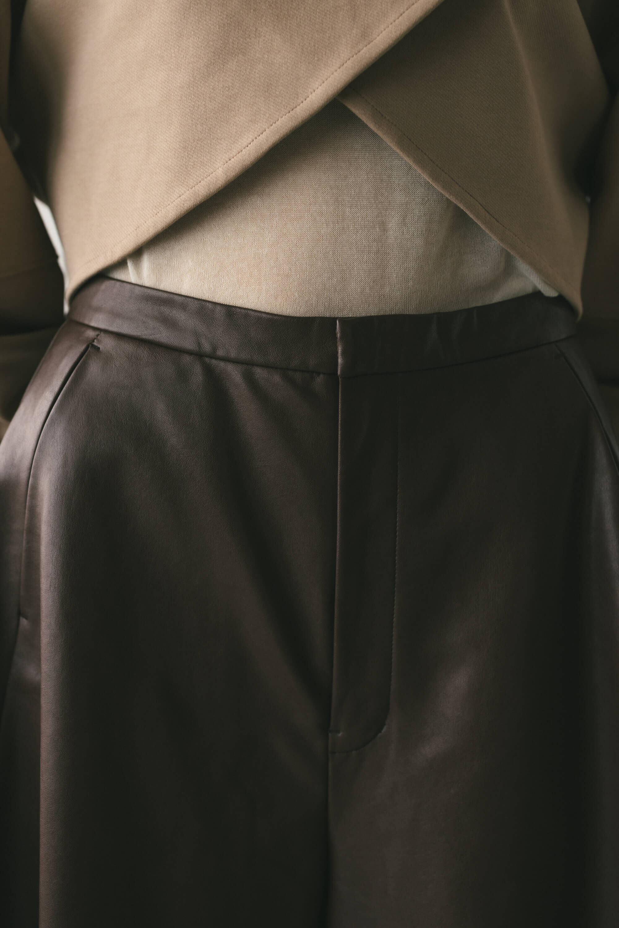 STYLEMIXER「フェイクレザーハーフパンツ」|その他|