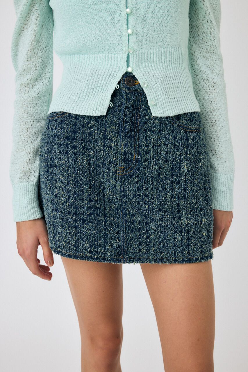 MOUSSY「FLUFFY デニムミニスカート」|スカート|