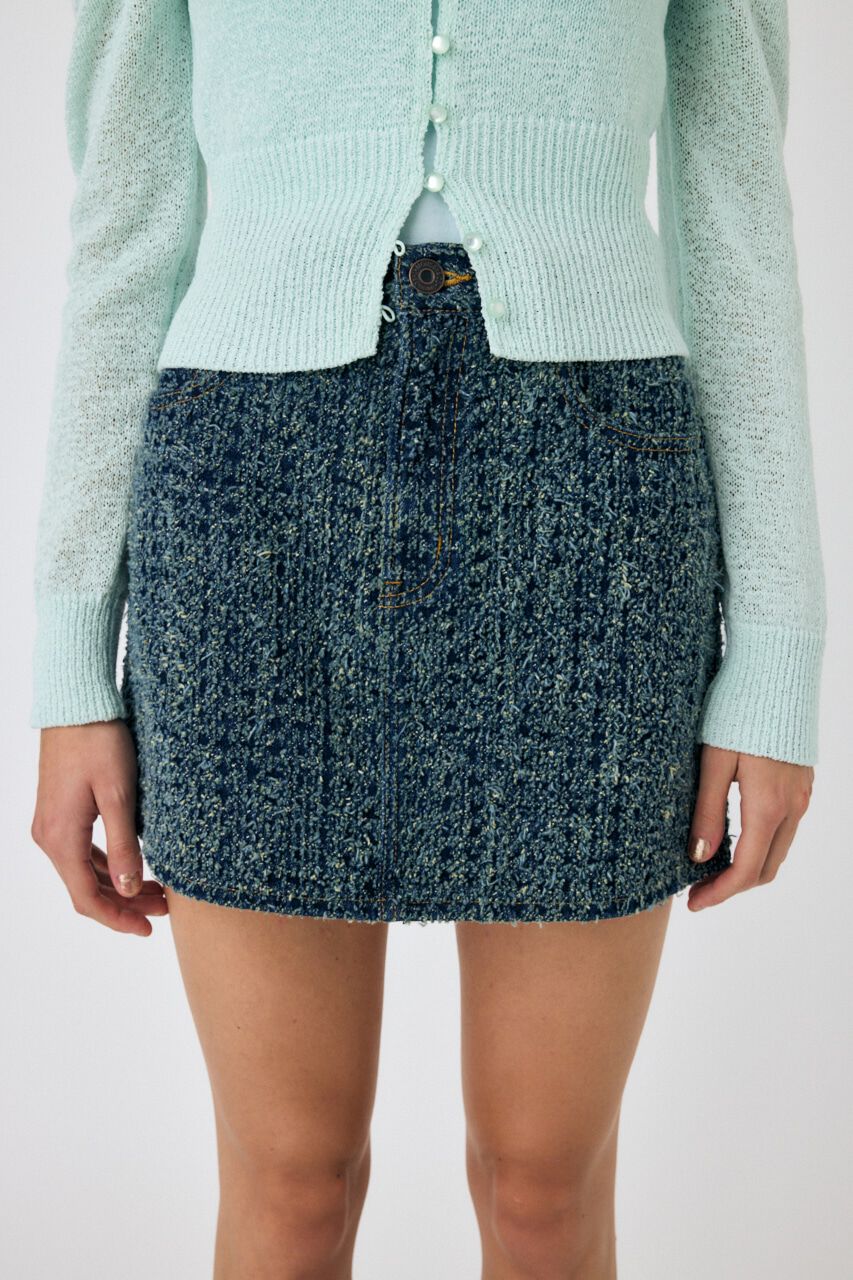 MOUSSY「FLUFFY デニムミニスカート」|スカート|