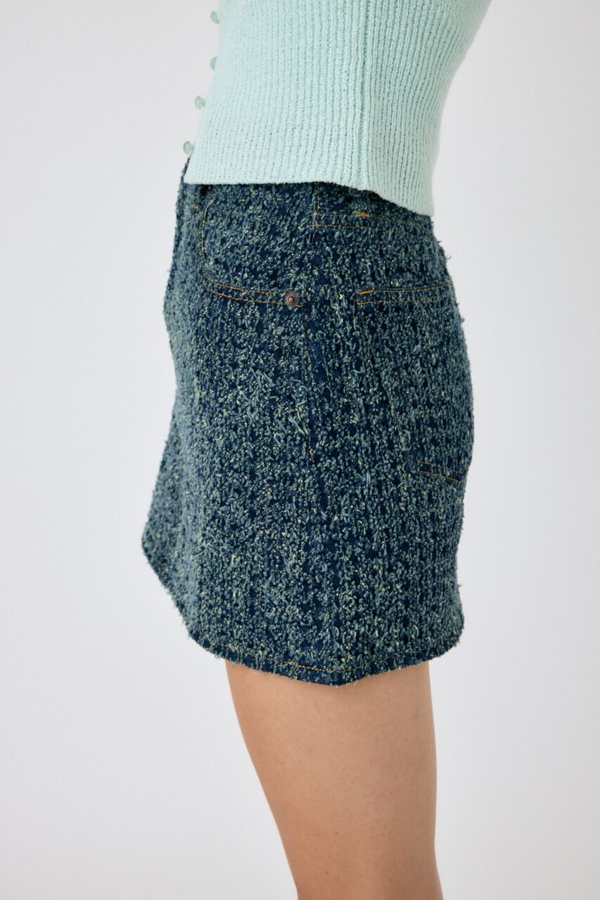 MOUSSY「FLUFFY デニムミニスカート」|スカート|