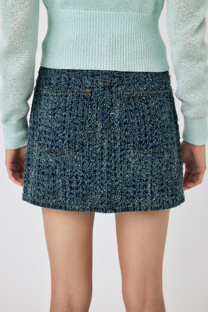 MOUSSY「FLUFFY デニムミニスカート」|スカート|