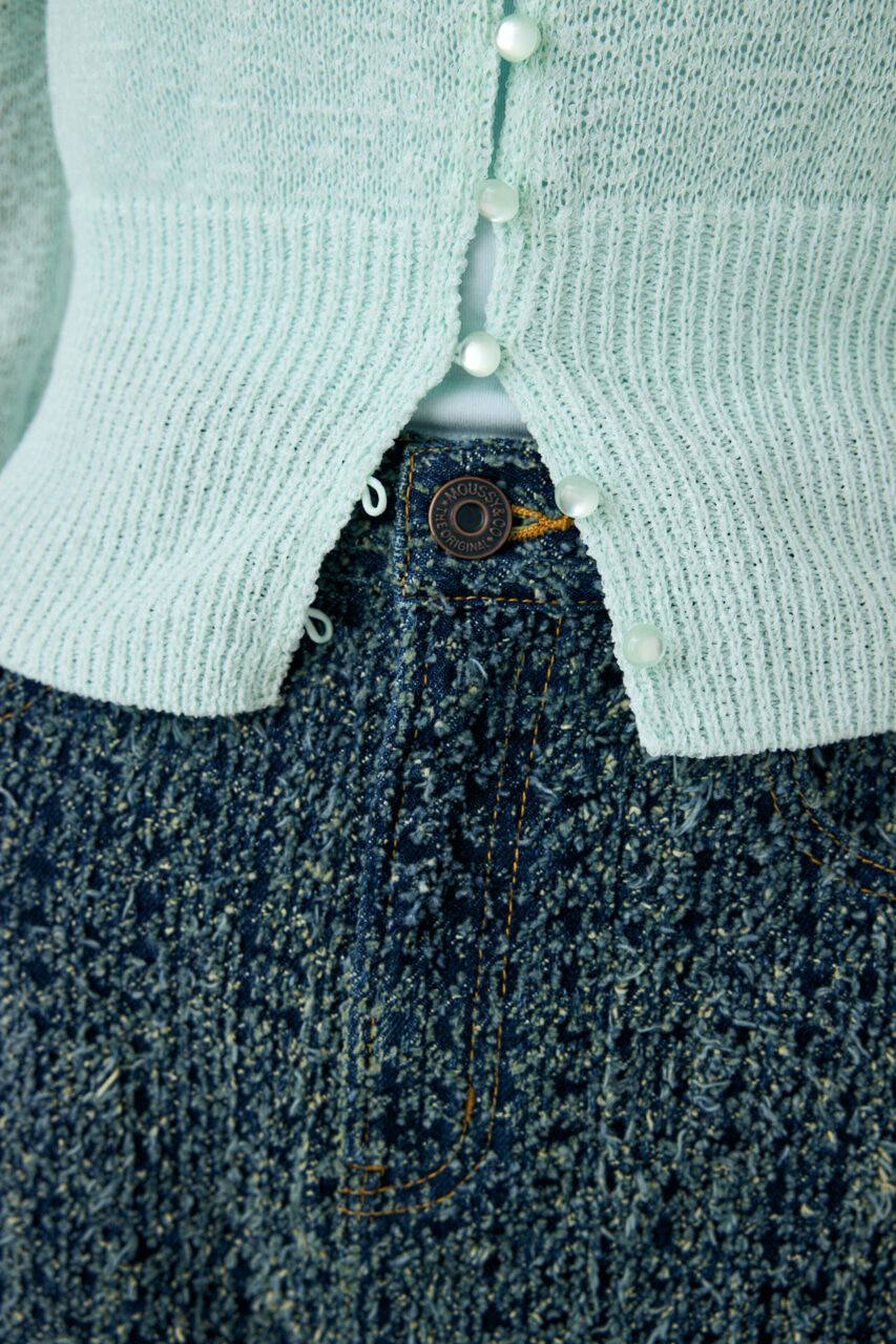 MOUSSY「FLUFFY デニムミニスカート」|スカート|