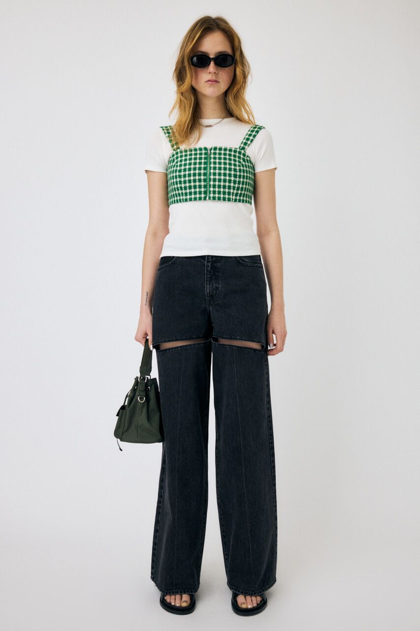 MOUSSY「COMPACT TWEED ビスチェ」|その他|