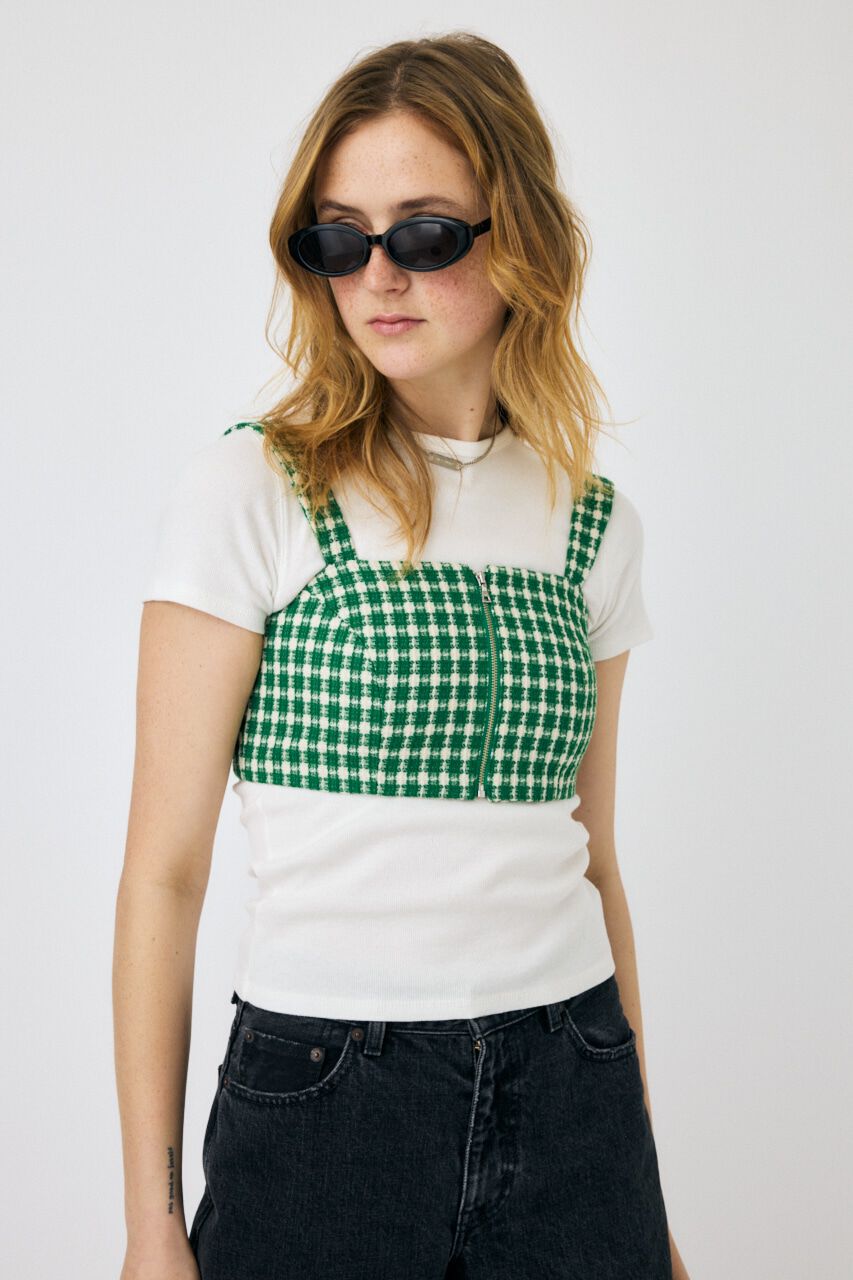 MOUSSY「COMPACT TWEED ビスチェ」|その他|