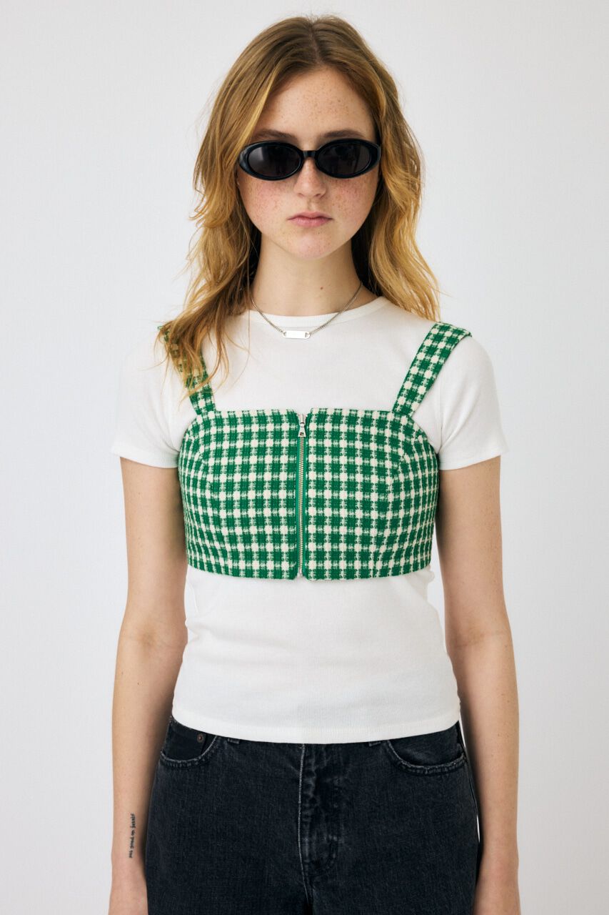 MOUSSY「COMPACT TWEED ビスチェ」|その他|