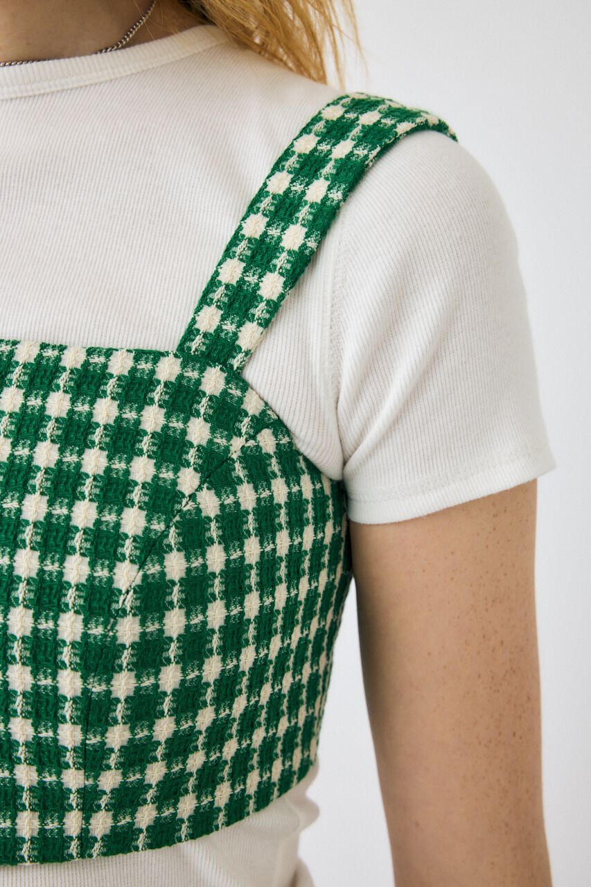 MOUSSY「COMPACT TWEED ビスチェ」|その他|