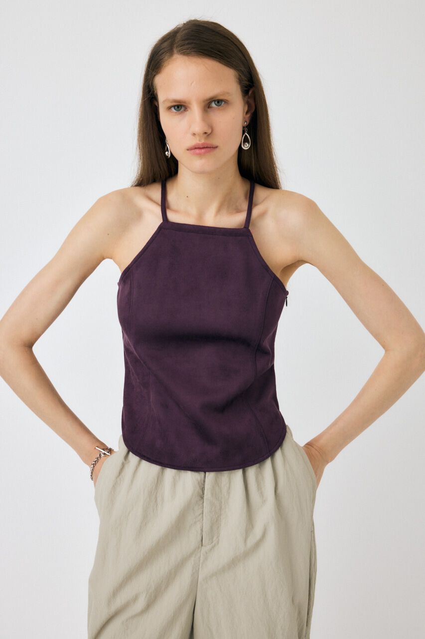 MOUSSY「F/SUEDE キャミ」|キャミソール|