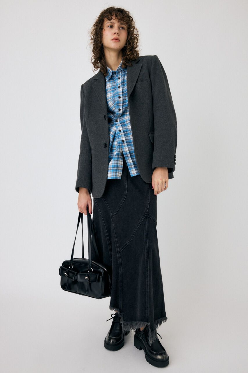 MOUSSY「PANEL MERMAID デニムスカート」|スカート|