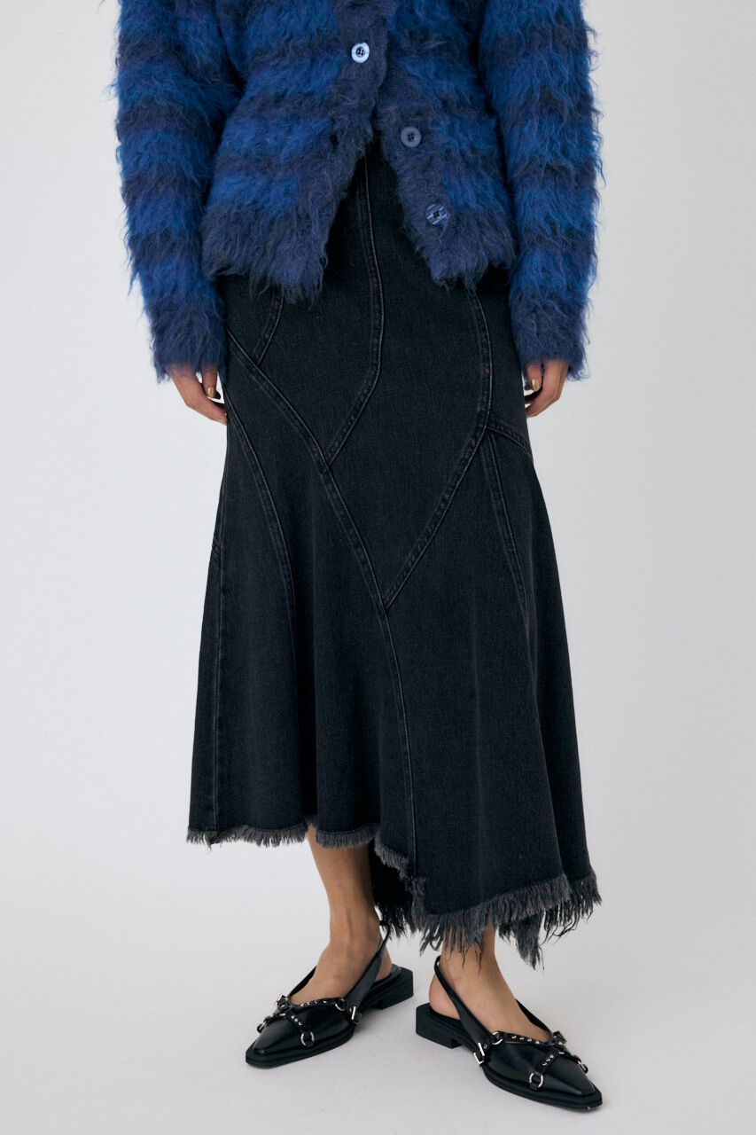 MOUSSY「PANEL MERMAID デニムスカート」|スカート|