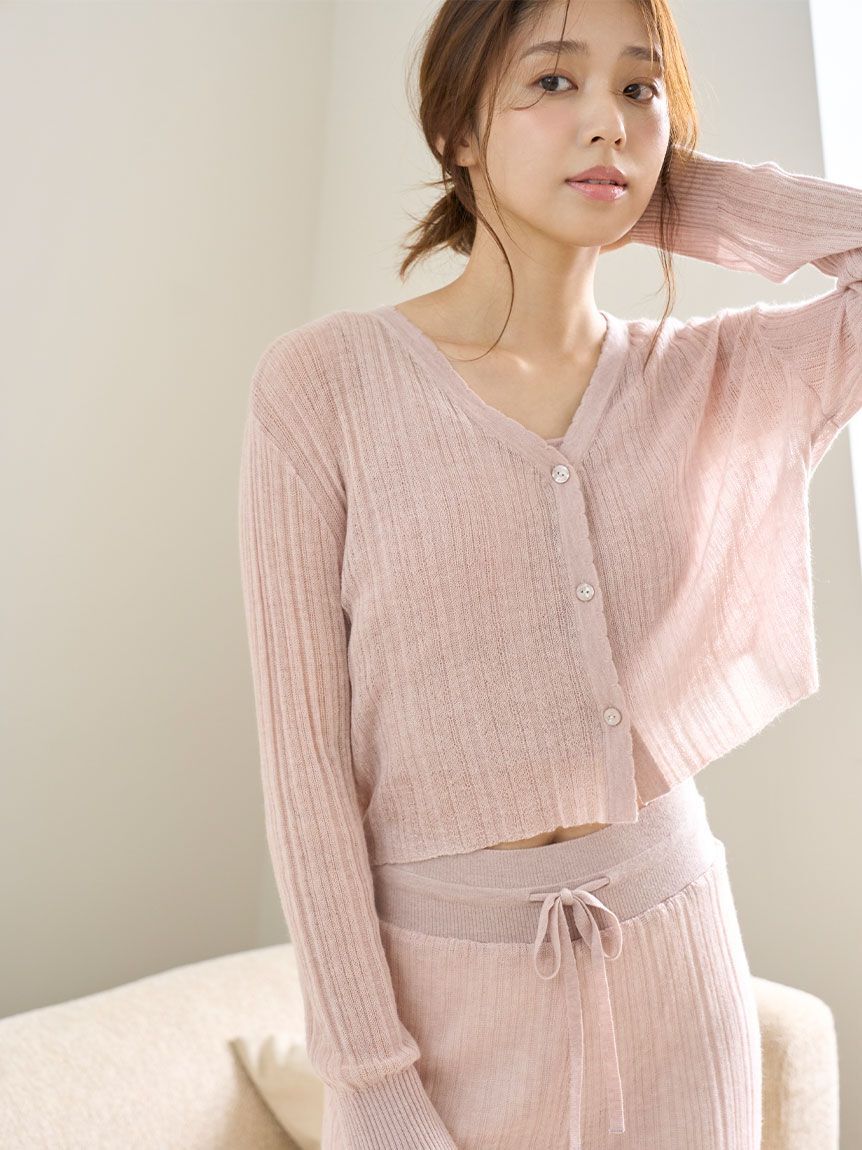 SNIDEL HOME「シアーカーディガン」|ルームウェア|