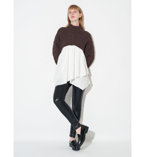 ELENDEEK「FAUX LEATHER LEGGINGS」|その他|